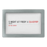 5 night at fredy 4  Belt Buckle