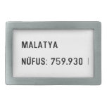 MALATYA  NÜFUS: 759.930  Belt Buckle
