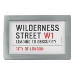 Wilderness  Street  Belt Buckle