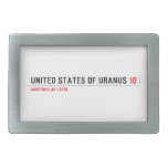 United States of Uranus  Belt Buckle