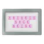 Periodic
 Table
 Writer  Belt Buckle