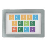 Happy
 Spring
 Break  Belt Buckle