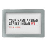 Your Name Arshad  Street Indian  Belt Buckle