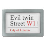 Evil twin Street  Belt Buckle