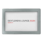 Gentlemens Lounge  Belt Buckle