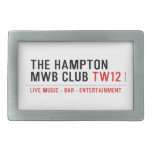 the Hampton  MWB Club  Belt Buckle