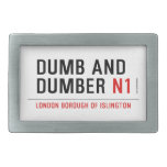 DUMB AND DUMBER  Belt Buckle