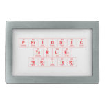 Periodic
 Table
 Writer  Belt Buckle