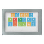Happy
 birthday
 Willow
   Belt Buckle