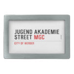 jugend akademie Street  Belt Buckle