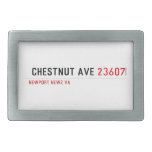  Chestnut Ave  Belt Buckle