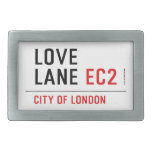 Love lane  Belt Buckle