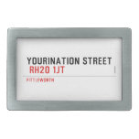 YOURINATION STREET    Belt Buckle