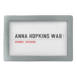 Anna Hopkins WA8  Belt Buckle