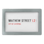 Mathew street  Belt Buckle