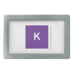 k  Belt Buckle