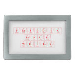 Periodic
 Table
 Writer  Belt Buckle