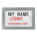 my  Name   Belt Buckle