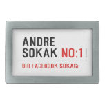 ANDRE SOKAK  Belt Buckle