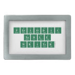 Periodic
 Table
 Writer  Belt Buckle