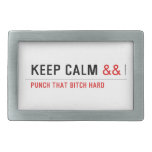 Keep calm  Belt Buckle