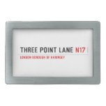 THREE POINT LANE  Belt Buckle