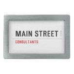 MAIN STREET  Belt Buckle