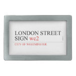 LONDON STREET SIGN  Belt Buckle