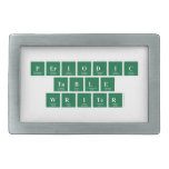 Periodic
 Table
 Writer  Belt Buckle