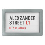 alexzander Street  Belt Buckle