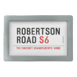 robertson road  Belt Buckle
