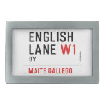 English Lane  Belt Buckle