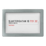 Slakterigatan 10  Belt Buckle