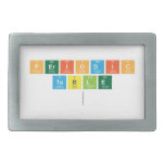 Periodic
 Table
   Belt Buckle