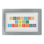 Periodic
 Table
 WriterILaNa  Belt Buckle