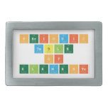 periodic 
 table 
 of 
 elements  Belt Buckle