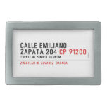 CALLE EMILIANO  ZAPATA 204  Belt Buckle