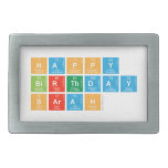Happy
 Birthday
 Sarah  Belt Buckle