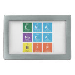ema
 nada
 bff  Belt Buckle