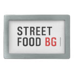 Street Food  Belt Buckle