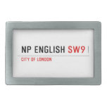 NP English  Belt Buckle