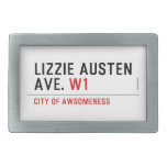 Lizzie Austen Ave.  Belt Buckle