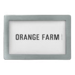 ORANGE FARM   Belt Buckle