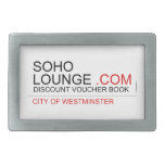 Soho Lounge  Belt Buckle