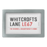 Whitcrofts Lane  Belt Buckle