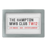 the Hampton  MWB Club  Belt Buckle