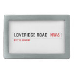 Loveridge Road   Belt Buckle