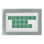 Periodic
 Table
 Writer  Belt Buckle