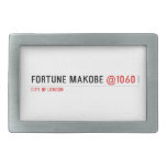 FORTUNE MAKOBE  Belt Buckle