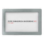 isizwe samaqungeba masibumbane  Belt Buckle